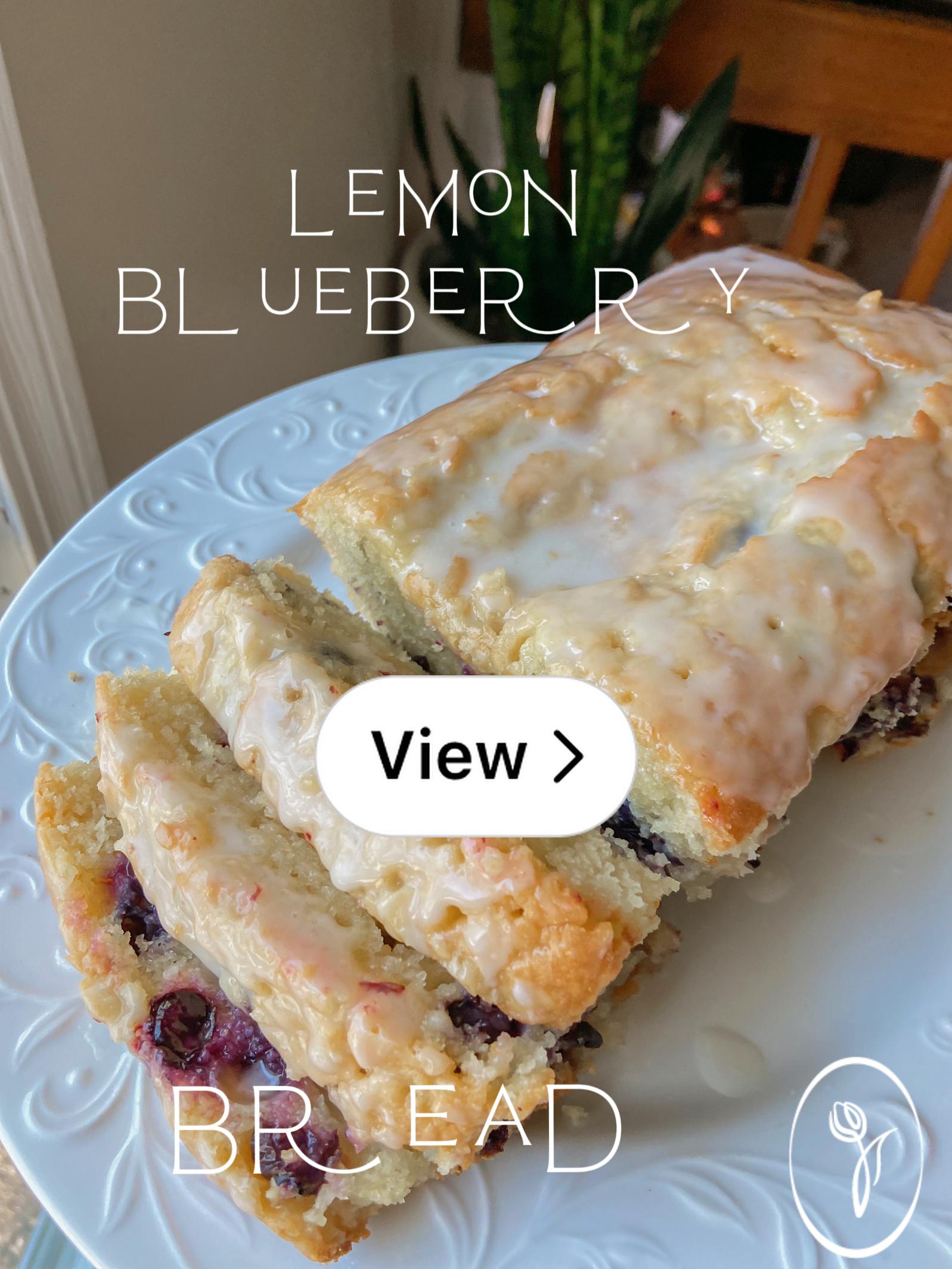 Simplify Baking: One Bowl Lemon Blueberry Quick Bread Recipe